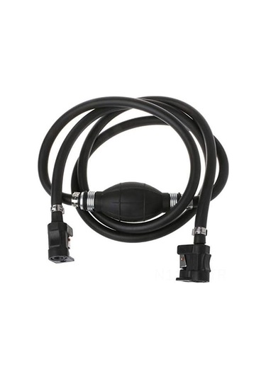 Lemestar Motosiklet Motoru Yakıt Tankı Bağlantı Seti - 8mm Siyah Kauçuk Hortum Toplam Uzunluk 2.1m, Ağırlık 365g