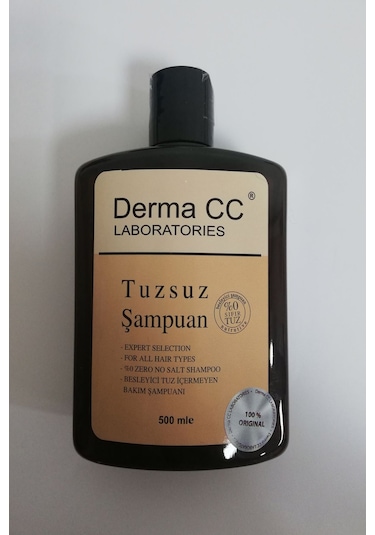Derma CC Laboratories Tuzsuz Şampuan 500 ML
