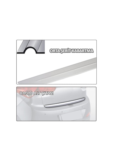 Ford Focus 1 Sedan Formlukrom Bagaj Alt Çıtası 1998-2005 Arası Çe N11.2181