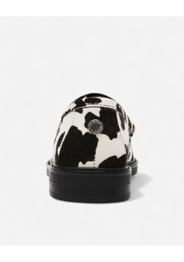 Steve Madden Adıson-c Blk/whte Kadın Siyah Loafer Adıson-c