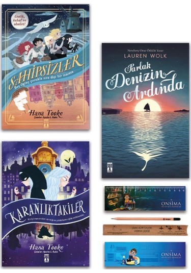Genç Timaş Parlak Denizin Ardında - Sahipsizler - Karanlıktakiler Set 3 Kitap