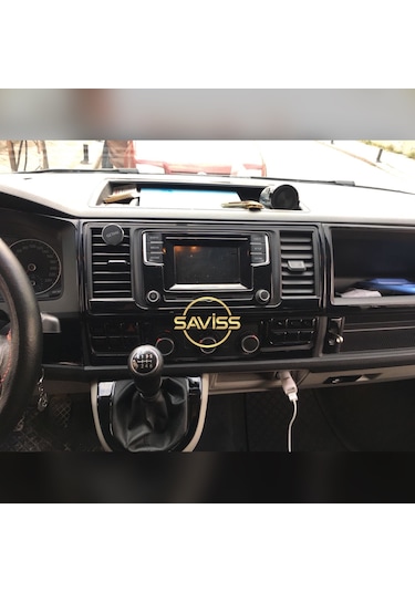 Volkswagen Transporter T7 Parlak Siyah Full Set,Torpido Maun Kaplama (Pianoblack)