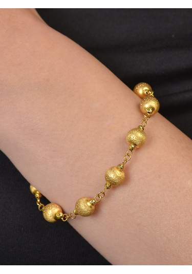 Çelikoğlu Kuyumculuk 14 Ayar Altın Habbe Bileklik 9,66 Gr Sarı Altın