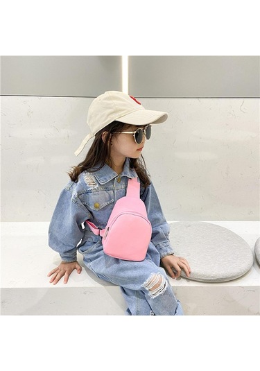 Suntek Çocuklar Için Çapraz Askılı Çanta Sevimli Hediye Pembe