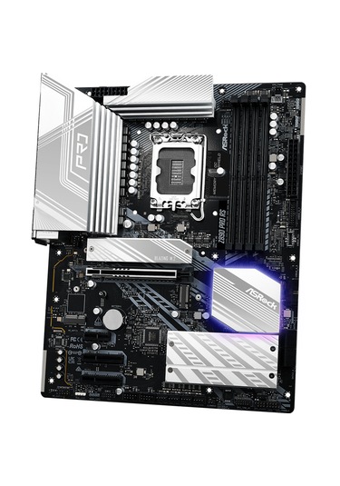 Asrock Z890 Pro RS LGA1851 DDR5 9066 MHz+(OC) ATX Gaming (Oyuncu) Anakart
