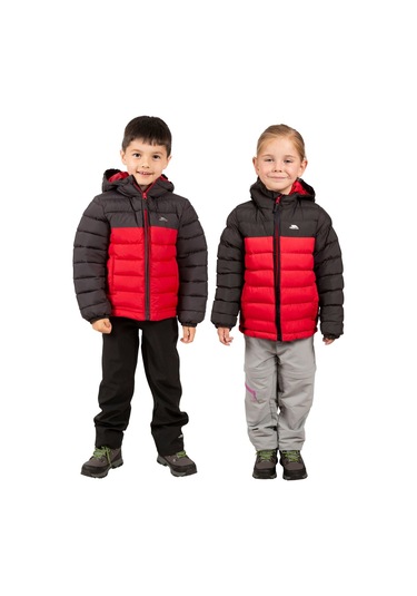 Trespass Oskar Padded Çocuk Mont Ucjkcan20002-red