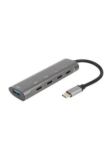 Daytona Fc25 5'li Usb Type-c Docking Station Giriş:usb Tip-c Çıkış:3 Tip-c+usb3.0+pd