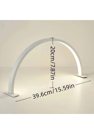 Fastbuy 180mm Pembe Led Masa Lambası 6000k Usb Güçlü Ayarlanabilir Hilal Titresimsiz Tirmak Pembe