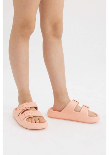 DeFacto Kız Çocuk Yüksek Taban Çift Bantlı Eva Terlik B8475A824SMPH1