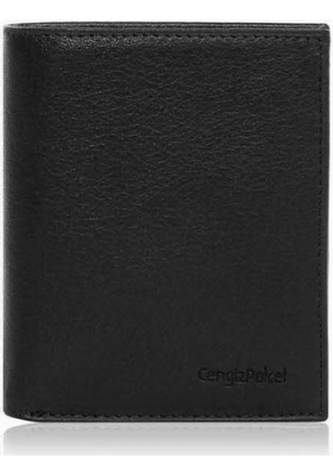 Cengiz Pakel Hakiki Deri Erkek Cüzdan 13650-siyah Çok Renkli