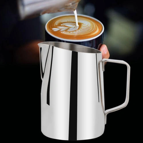 400 Ml Barista Süt Köpüğü Kupa Paslanmaz Çelik Kahve Sürahi Bar Kaplama İle İçme Yapışmaz Aracı Sürahi Mutfak Latte Sanat Kahve Kapları