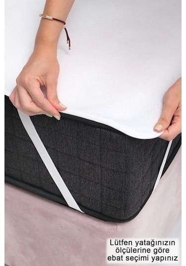 Mikro Lastikli Su Geçirmez Sıvı Geçirmez Yatak Koruyucu Yatak Alezi 001