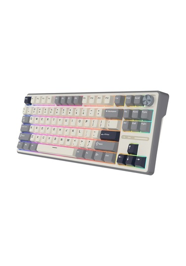 Royal Kludge R87 Pro Beyaz/gri Tkl Kablolu Us Gaming Klavye