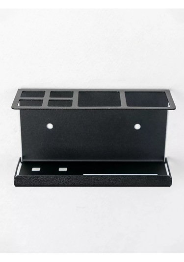 Metallux Diş Fırçası Ve Macunu İçin Bardak Tutucu 194022283 Siyah