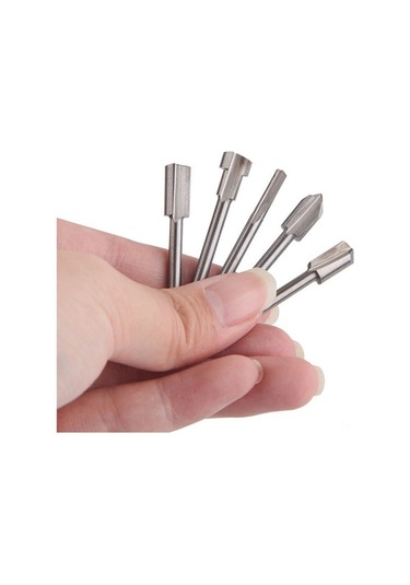 Ebitda 10 Adet Hss+titanyum Freze Ucu Seti: Altın/gümüş Renk, Günlük Ahşap İşler İçin Mükemmel Yardımcı