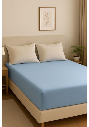 3 Adet Battal Boy Düz Pamuklu Çift Kişilik 200 X 200 Cm Lastikli Penye Çarşaf Açık Gri-mavi-antrasit