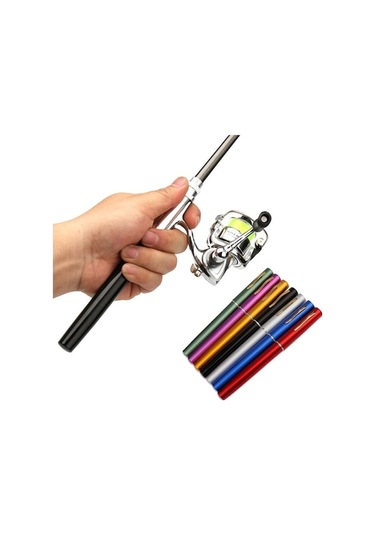 Novahub Mini Olta Takımı - Kırmızı, Güçlü Cam Çelik Fiber, Cep Boy, Tuzlu/tatlı Su İçin Küçük Ve Dayanıklı Kırmızı