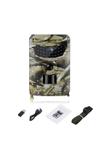 Maiyame Pr100 12mp 1080p Ip56 Su Geçirmez Kameralar, 26 Adet Kızılötesi Işık, 1 Saniye Hızlı Tetikleme, Av-gözlem-güvenlik İçin Dış Mekan Kamera Pil Dahil Değil Çok Renkli