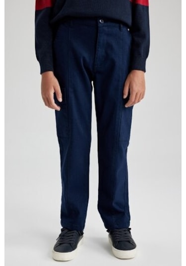 Defacto Erkek Çocuk Kargo Fit Standart Paça Twill Pantolon A4936a823wnnv256 Lacivert Defacto Erkek Çocuk Kargo Fit Standart Paça Twill Pantolon A4936a823wnnv256 Lacivert
