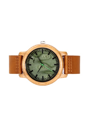 Springsun Kadın Saatleri Analog El Yapımı Doğal Bambu Ahşap Saatler Erkek Moda Minimalist Kuvars Saat Akıllı Saat (İthalatçı Garantili)