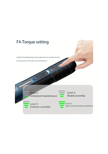 Honeybeeshop 3.6v Lityum Akülü Vidalama Seti Renk Kutusu 2 Parça Set 4 Tork Ayarlı Kablosuz Elektrikli Vidalama Makinesi