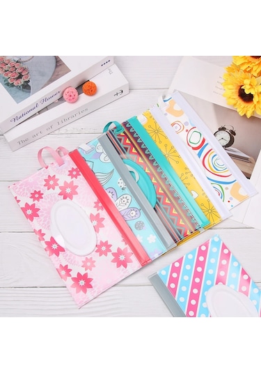 Stil 1-19-1pc Islak Mendil Çantası Taşınabilir Kapak Çevirin Snap-askı Kozmetik Kılıfı S Bebek Doku Kutusu Açık Peçetelik 46918996