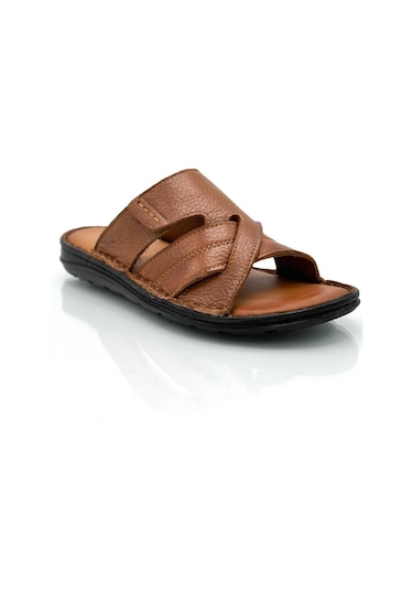 Hakiki Gerçek Deri Erkek Terlik Hafif Terlik Deri G Şır Taba G Şır Taba