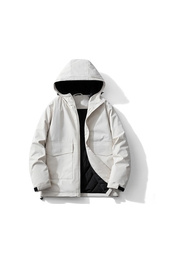 Sımıcg Rüzgar Geçirmez Ve Su Geçirmez Dağcılık Ceketi-beyaz Beyaz