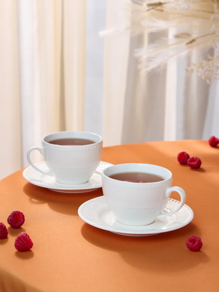 Lefard 2 Kişilik 250 Ml Porselen Çay Takımı 189789696 Sütlü