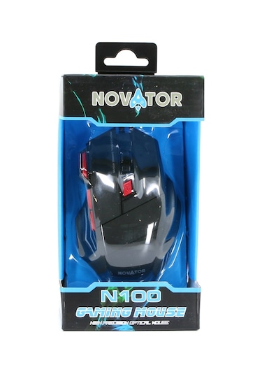 Novator N100 Usb Ledli 2000 Dpi Oyuncu Kablolu Mouse