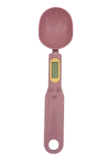 Elektronik Kaşık Ölçeği Ev Elektronik Terazi 500 Gr/0,1 Pembe