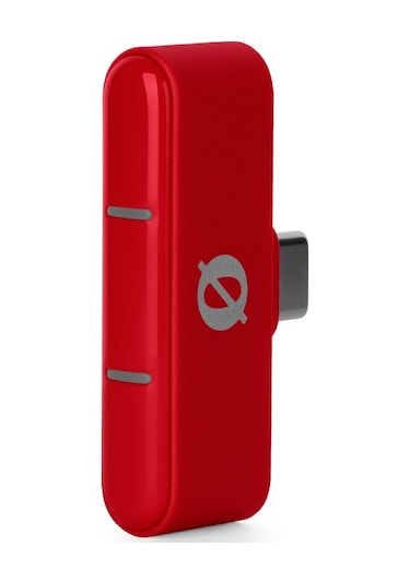 Wireless Micro: Kırmızı: Usb-c Ultra Kompakt Kablosuz Mikrofon