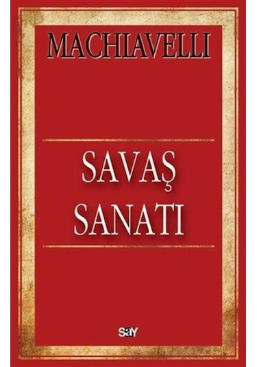 Savaş Sanatı / Niccolo Machiavelli 9786050203844