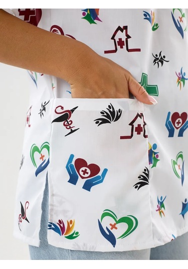 Nairimed Kadın Tıbbi Gömlek 371630337 Beyaz