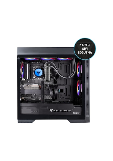 Casper Excalibur E75Z.265K-DF60X-0SE Ultra 7-265KF 32 GB 1 TB SSD RTX5060 Free Dos Masaüstü Oyuncu Bilgisayarı