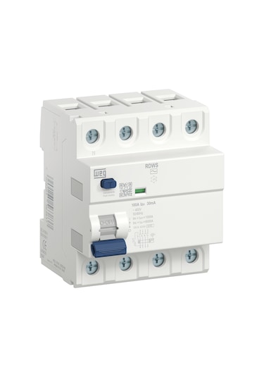 Weg Rdws-ac-30-25-4-d34 3p+n, 25 A, 30 Ma, 6 Ka , Ac Tipi, Kaçak Akım Rölesi