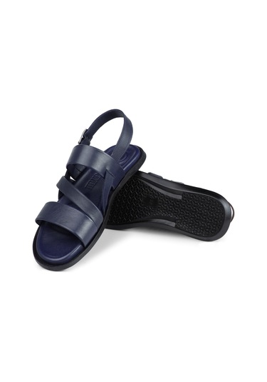 Ducavelli Roma Hakiki Deri Erkek Sandalet, Hakiki Deri Sandalet, 001