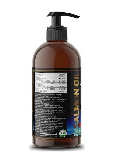 Mutamin Organics Norveç Somon Balık Yağı 150 ML