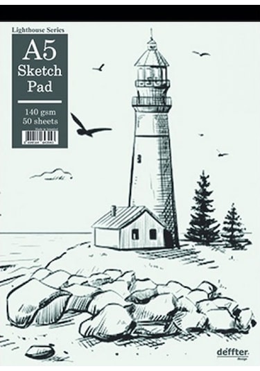 Eskiz Defter Light House A5 64394-3 Çok Renkli
