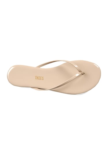Tkees Flip Flop Terlik Parmak Arası Terlik Bej Rugan Bej