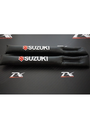 Suzuki Logo Karbon Desen Koltuk Arası Fitili 2 Li Set New Style