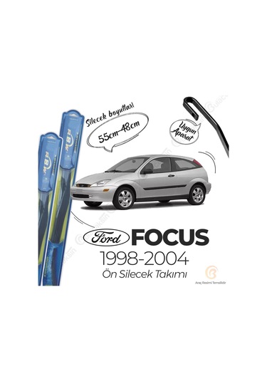 Ford Focus Ön Silecek Takımı (1998-2004) RBW Hibrit