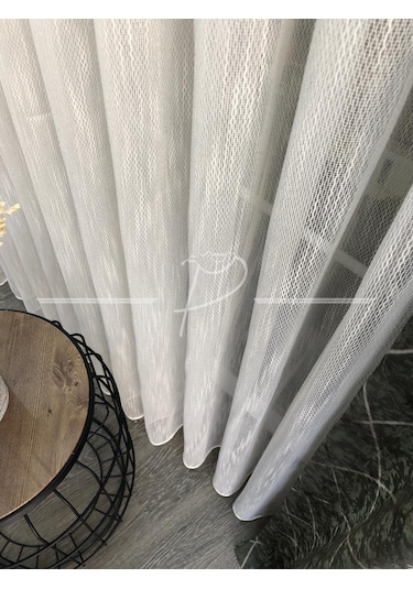 Tül Perde Nire Desen Düz Armür Etek Kurşun Sarım 4 Renk Çok Renkli