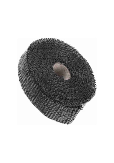 Xiyyadms 5m Uzunlukta Siyah Cam Elmas Izolasyon Bezi - Motosiklet Ve Araç Egzos Boruları İçin Yüksek Sicaklık Dayanıklı Isı Engelleyici