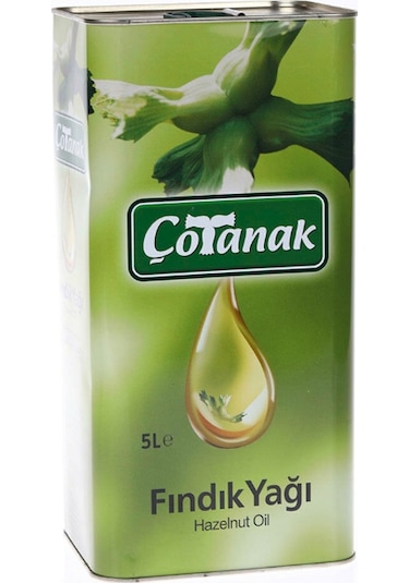 Çotanak Fındık Yağı Teneke 2 x 5 L