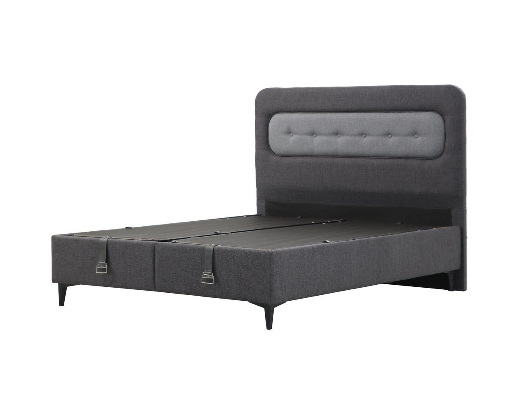 Elegant Baza Başlık Siyah Ayak Prime Keten 48 140x200 140 x 200 CM