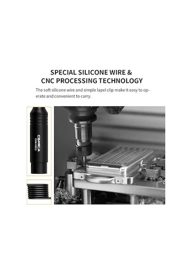 Comıca Cvm-v02o Xlr Lav Mikrofon - 48v Phantom Güç Destekli, Yönlendirilebilir, Kamera Ve Kayıt İçin Profesyonel Ses Kalitesi