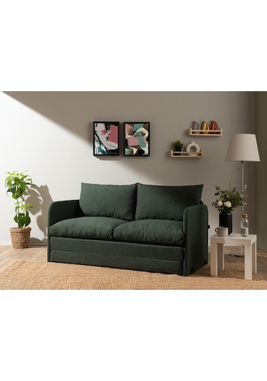 Pafu Saga Xl İkili Katlanır Yataklı Koltuk Keten Haki