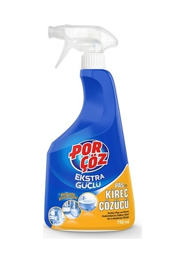 Porçöz Pas Ve Kireç Çözücü Sprey 750 Ml
