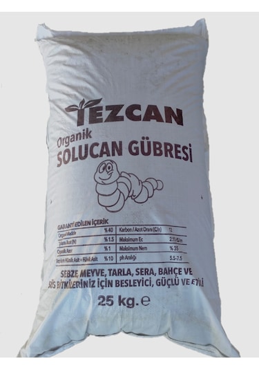 Tezcan Solucan 25 Kg
